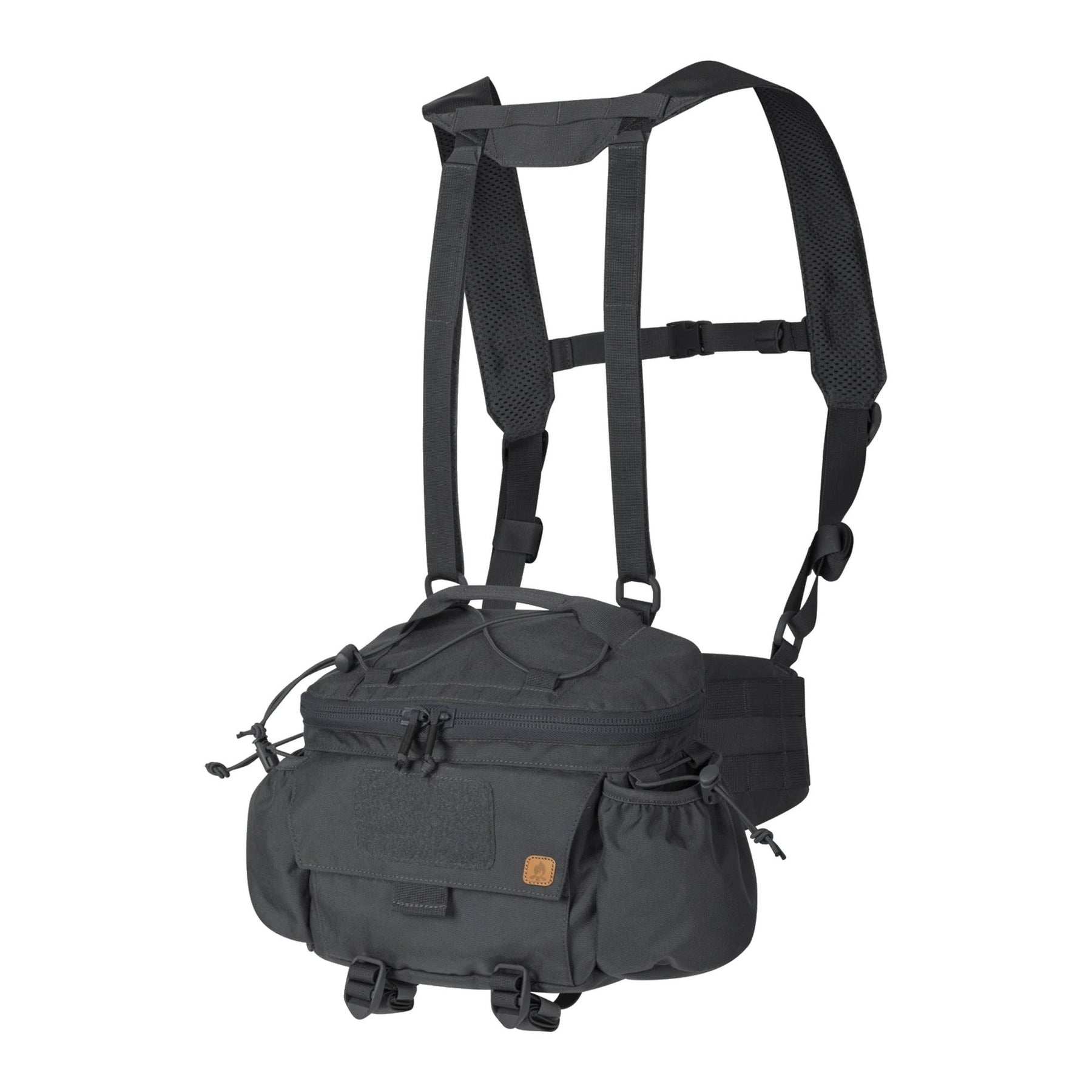 Marsupio tattico Helikon-Tex Foxtrot Mk2 Belt Rig da 6 litri in Cordura, con bretelle staccabili, cintura da 50 mm, tasche laterali e pannellatura MOLLE/PALS, colore Shadow Grey
