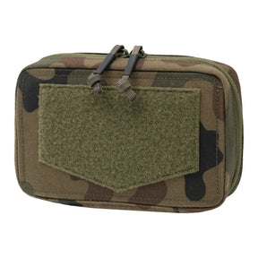 Tasca admin Helikon-Tex Guardian in Cordura per telefono e mappe, con tasche trasparenti, adattatore a velcro e aggancio MOLLE/PALS, colore PL Woodland