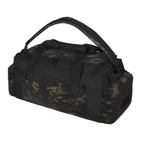 Borsone tattico Helikon-Tex Enlarged Urban Training Bag da 97,5 litri in Cordura 500D, comprimibile dentro una sua tasca, con tracolla imbottita e pannello velcro, colore Multicam Black