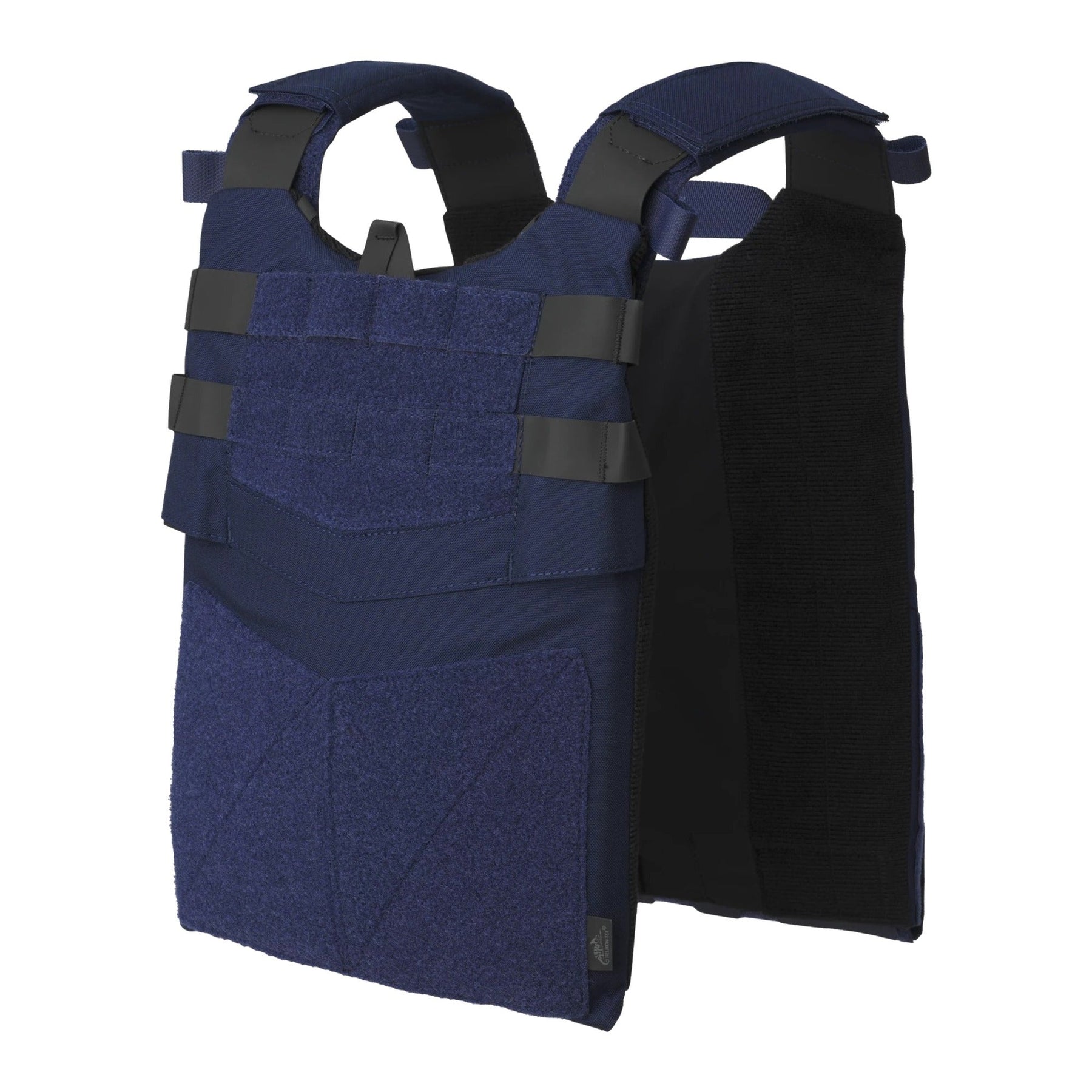 Gilet tattico Helikon-Tex Guardian Plate Carrier in Cordura 500D porta piastre balistiche, con pannellatura MOLLE/PALS, maniglia di evacuazione e pannelli velcro, colore Sentinel Blue