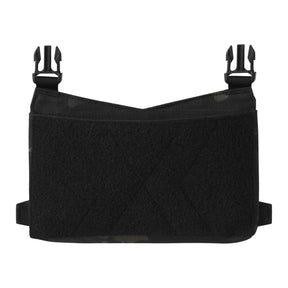 Pannello frontale Helikon-Tex Guardian Kangaroo Flap in Cordura per plate carrier, con tasca a scatola, superficie velcro e aggancio a due fibbie, colore Multicam Black