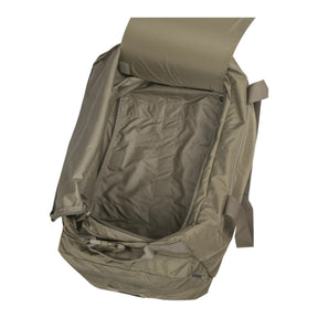 Borsone tattico Helikon-Tex Enlarged Urban Training Bag da 97,5 litri in Cordura 500D, comprimibile dentro una sua tasca, con tracolla imbottita e pannello velcro, dettaglio del borsone