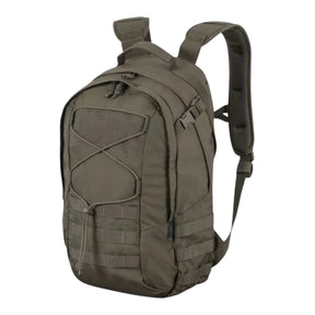 Helikon-Tex EDC Backpack zaino compatto da 24 litri in Cordura con passanti MOLLE PALS, cordino elastico frontale e pannello a strappo, ideale per porto quotidiano, escursionismo e outdoor.
