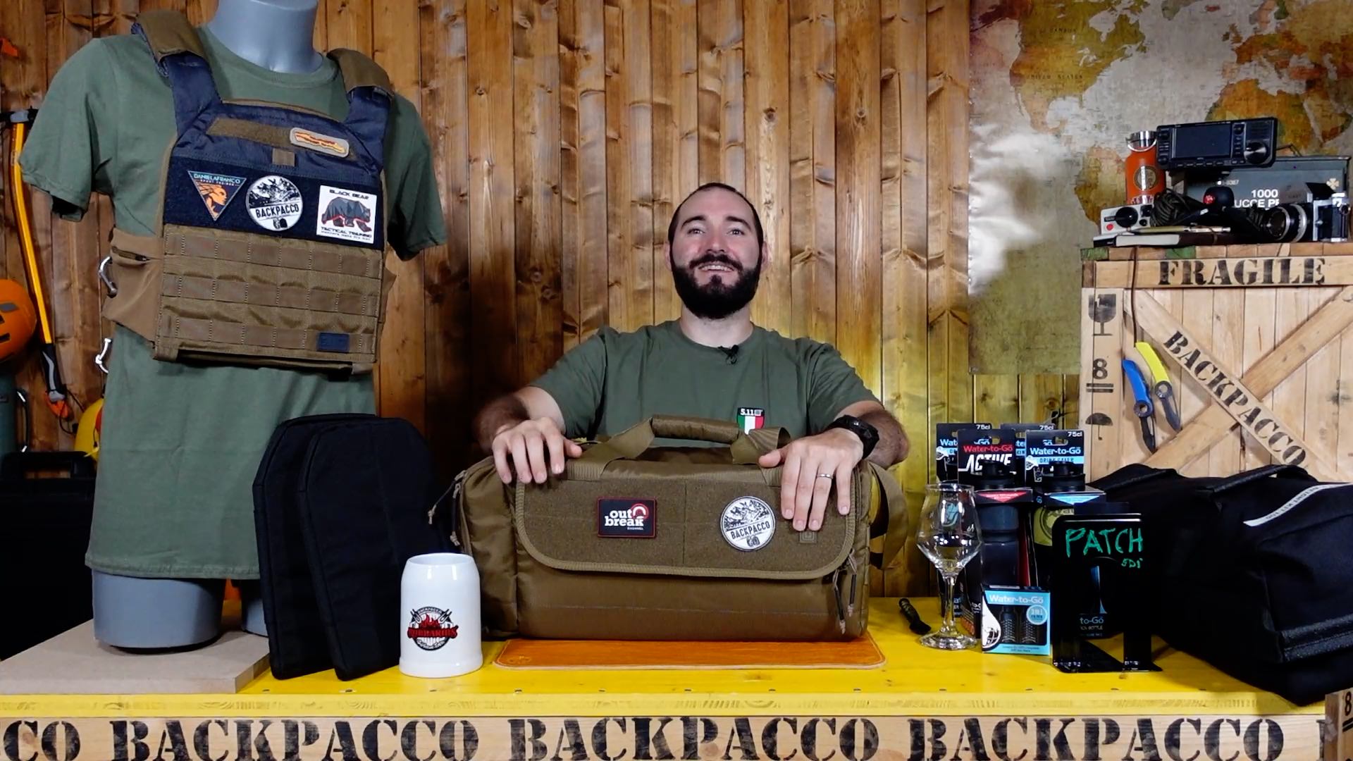 COPERTINA DEL VIDEO DOVE PAOLO DI BACKPACCO SPIEGA LA RANGE READY TRAINER BAG DI 5.11