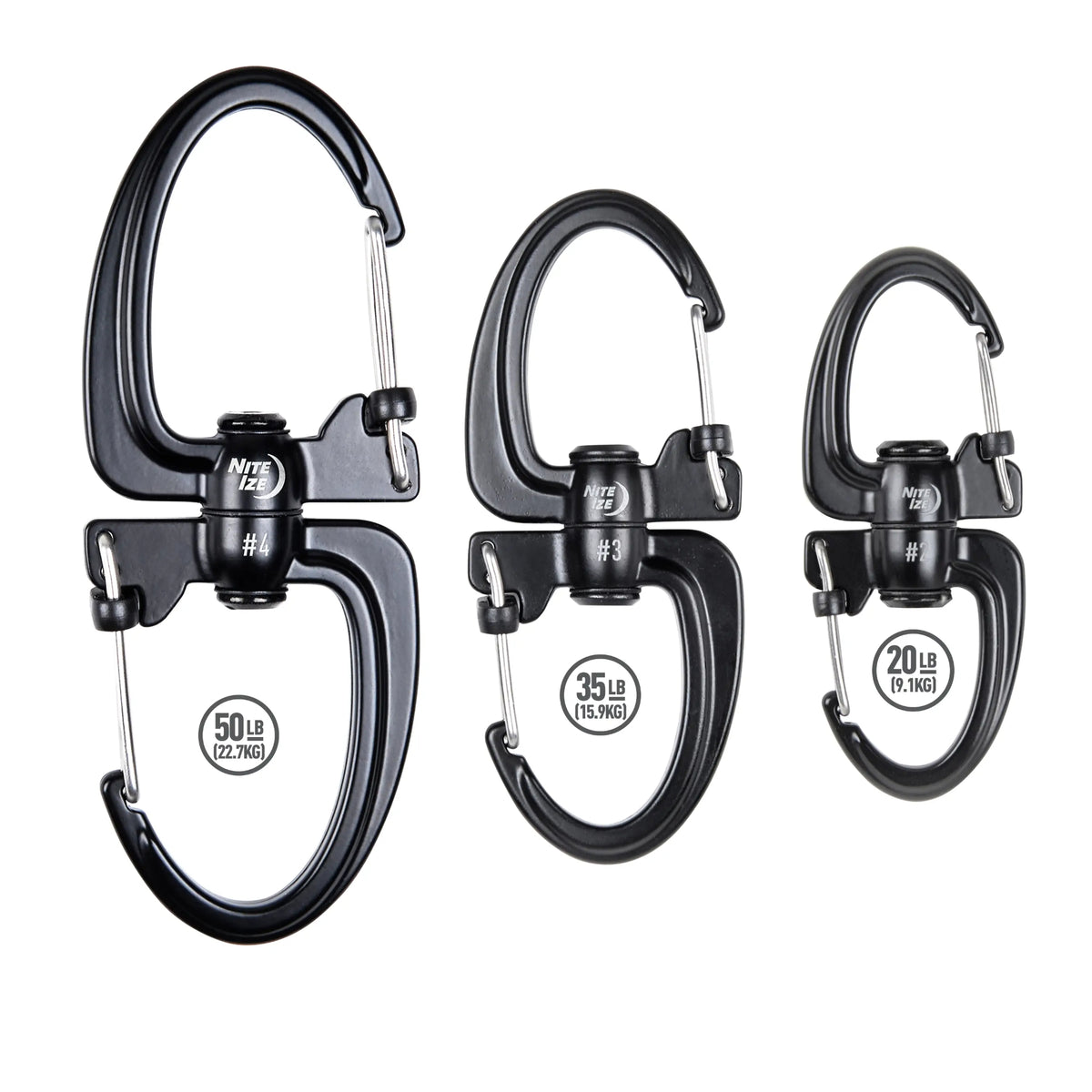 NITE IZE | S-BINER 360 SLIDELOCK - Moschettone portachiavi