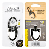 NITE IZE | S - BINER 360 SLIDELOCK - Moschettone portachiavi - BackPacco - BP-NITEIZE-SBLR3-01-R3