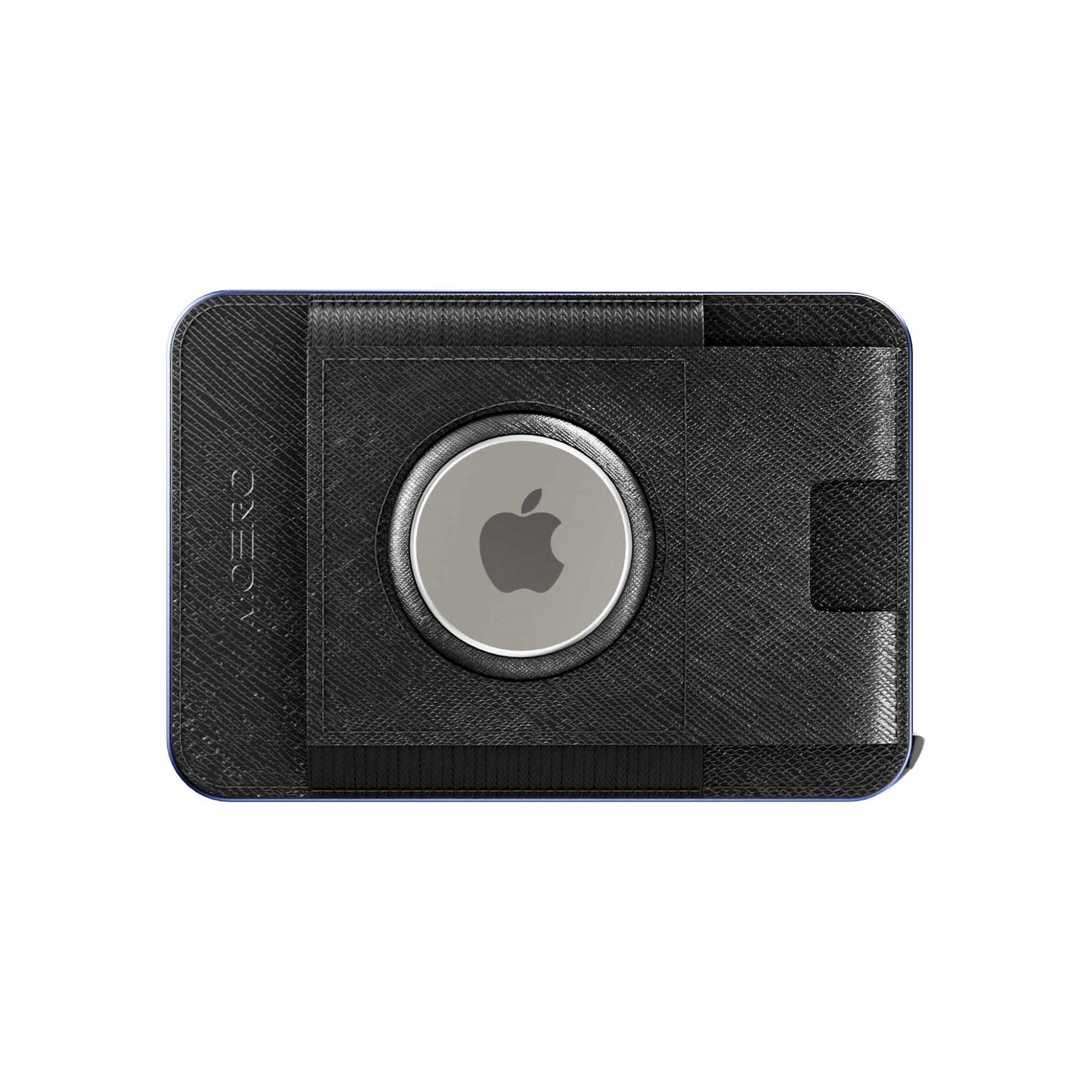 MOERO | M2 PRO AIRTAG SAFFIANO BLACK - Portafoglio MagSafe con scomparto AirTag