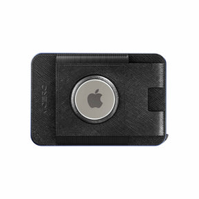 MOERO | M2 PRO AIRTAG SAFFIANO BLACK - Portafoglio MagSafe con scomparto AirTag