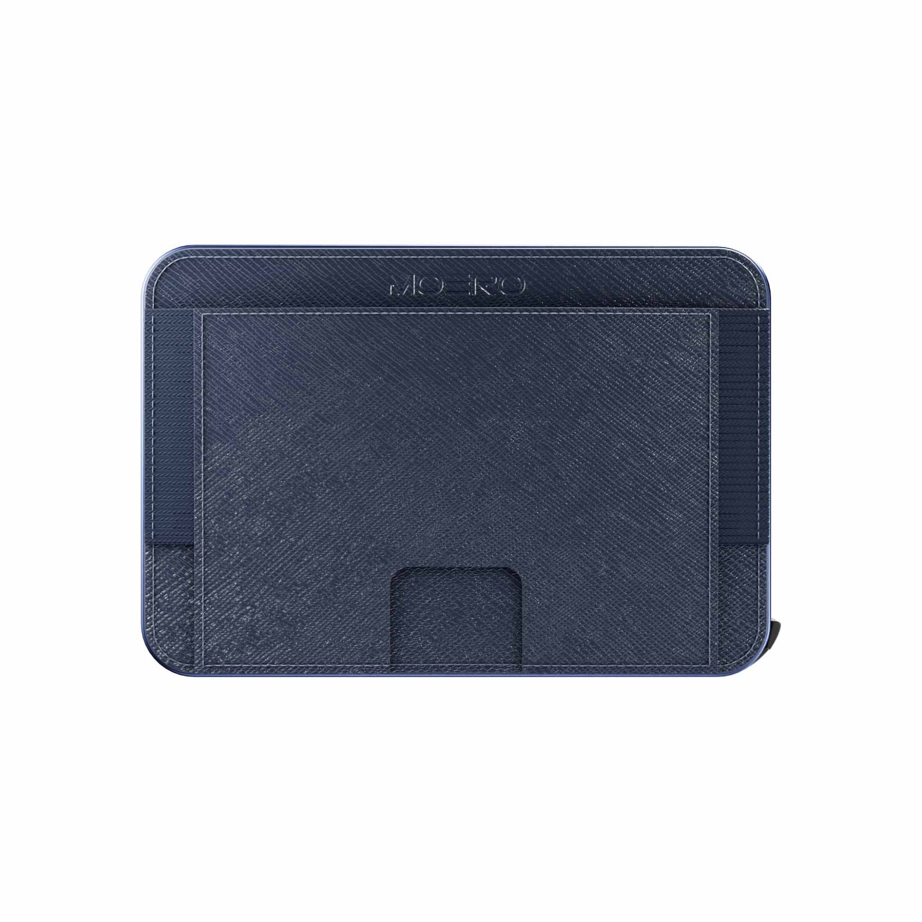 MOERO | M2 PRO SAFFIANO BLUE - Portafoglio MagSafe