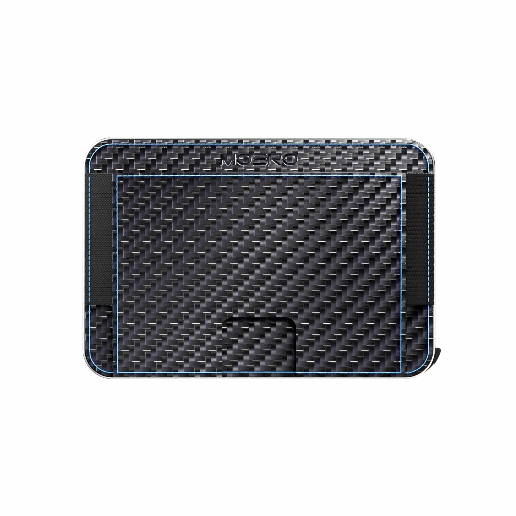 MOERO | M2 PRO CARBON RACING BLUE - Portafoglio MagSafe