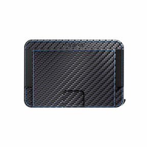 MOERO | M2 PRO CARBON RACING BLUE - Portafoglio MagSafe