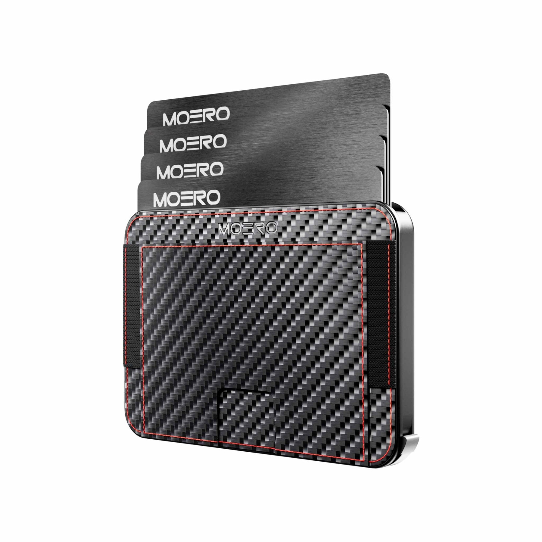 MOERO | M2 PRO CARBON RACING RED - Portafoglio MagSafe