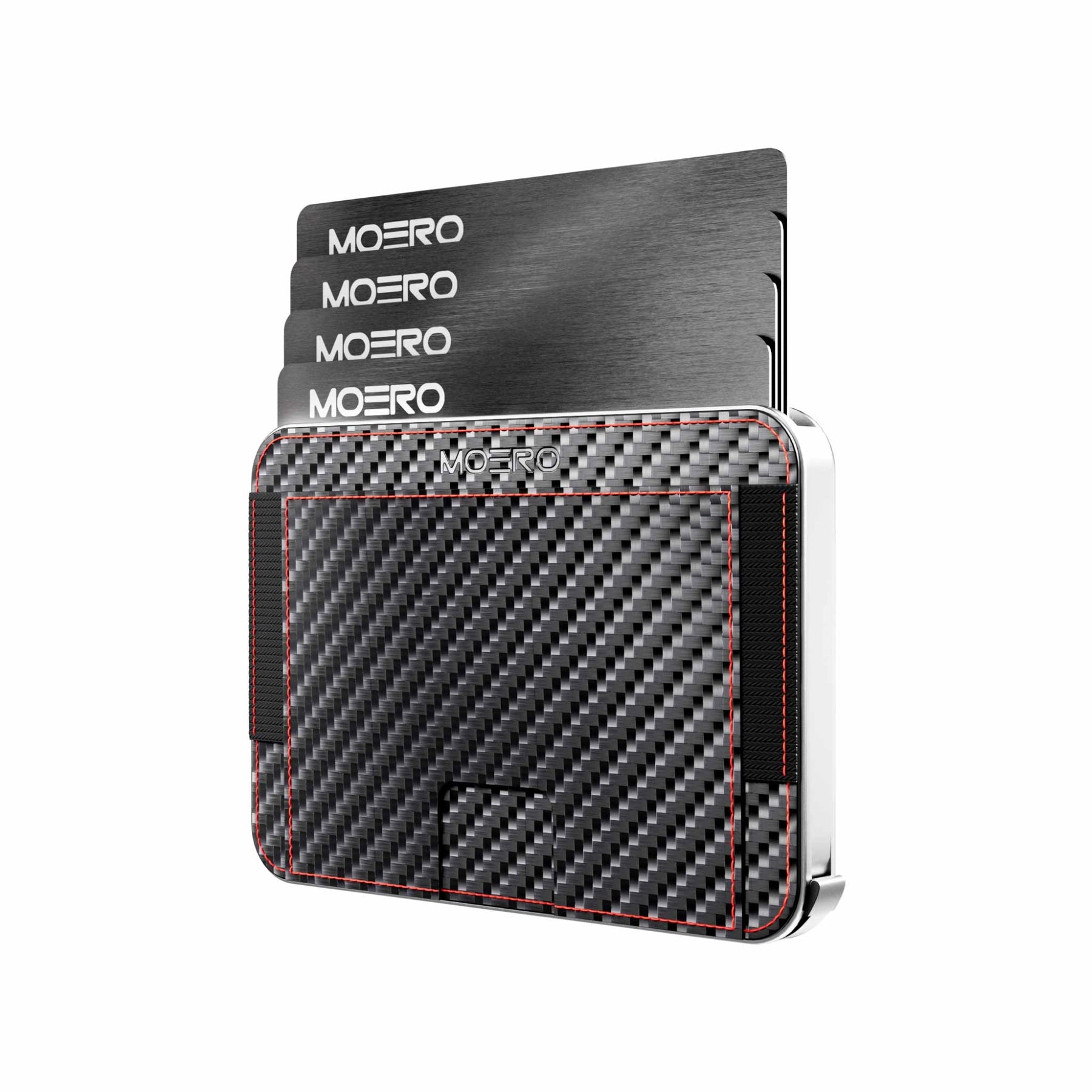 MOERO | M2 PRO CARBON RACING RED - Portafoglio MagSafe