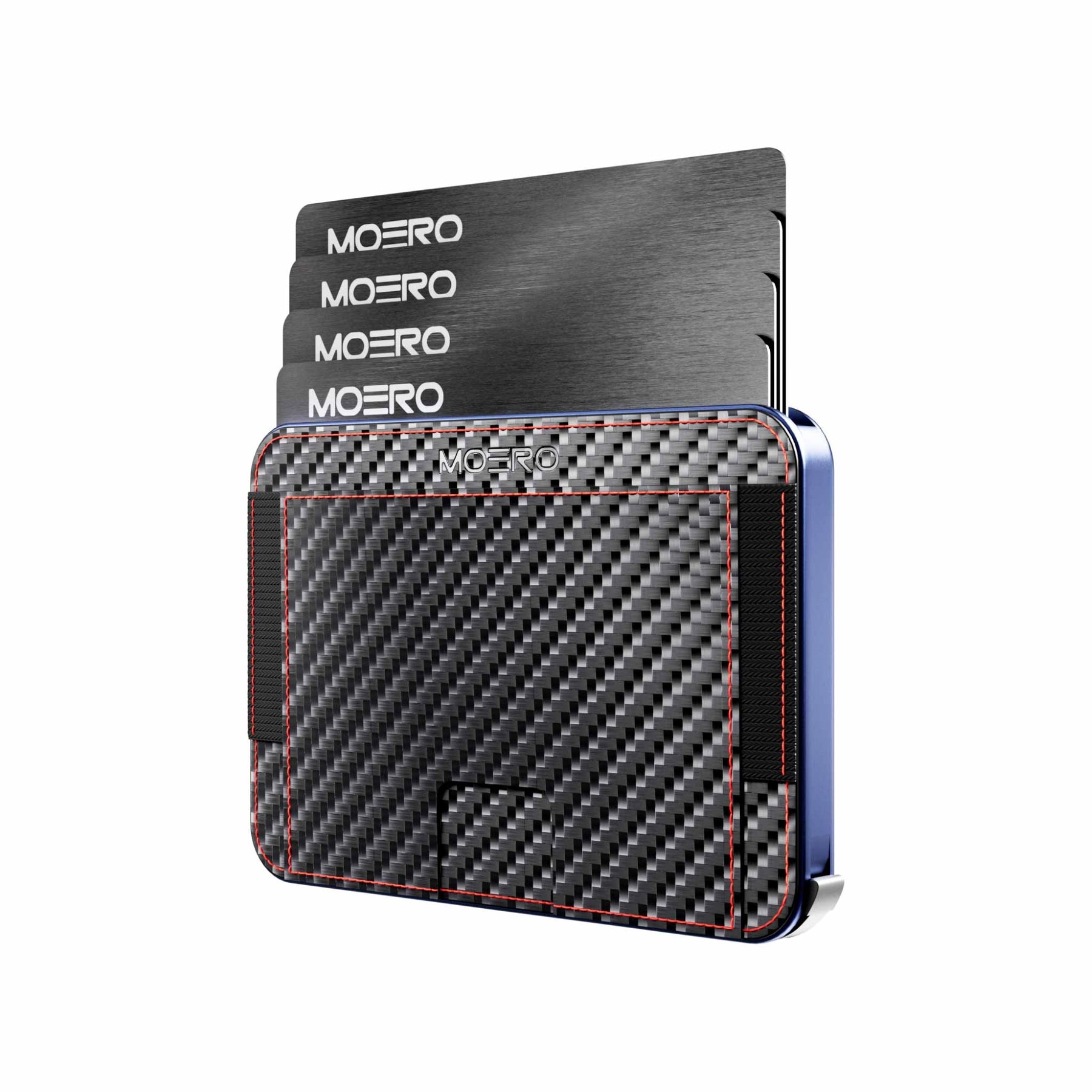 MOERO | M2 PRO CARBON RACING RED - Portafoglio MagSafe