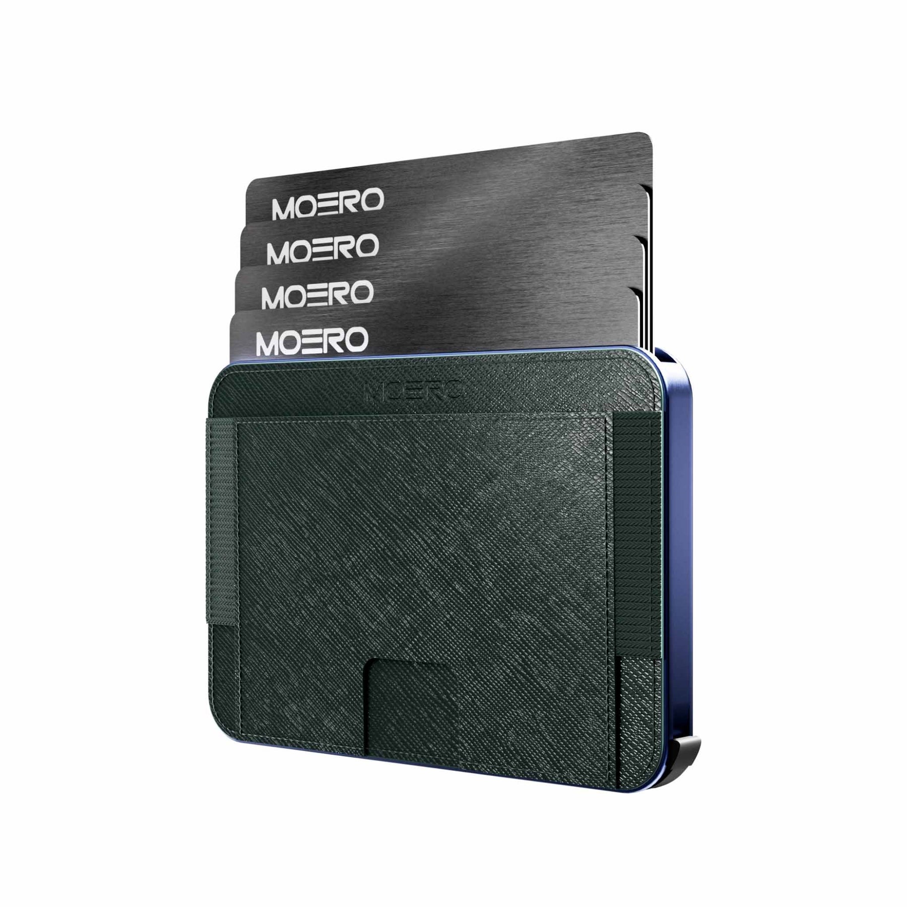 MOERO | M2 PRO SAFFIANO GREEN - Portafoglio MagSafe