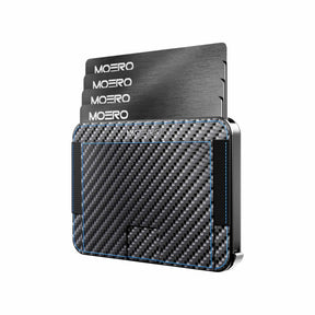 MOERO | M2 PRO CARBON RACING BLUE - Portafoglio MagSafe