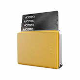 MOERO | M2 PRO PLUS YELLOW - Portafoglio MagSafe - BackPacco - BP-MOERO-M2-PROPLUS-YELLOW-GRY