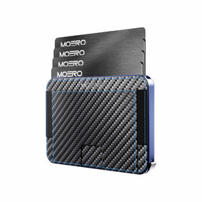 MOERO | M2 PRO CARBON RACING BLUE - Portafoglio MagSafe