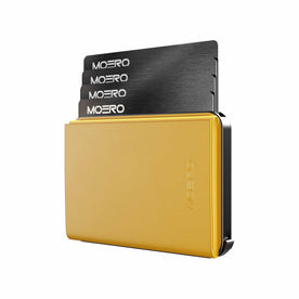 MOERO | M2 PRO PLUS YELLOW - Portafoglio MagSafe - BackPacco - BP-MOERO-M2-PROPLUS-YELLOW-BLK
