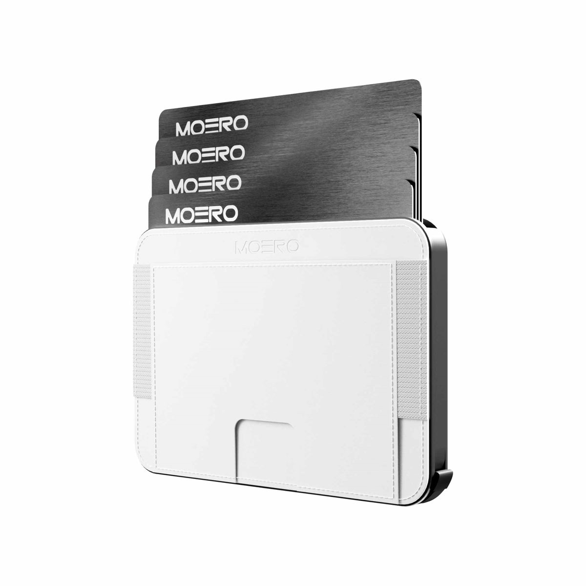 MOERO | M2 WHITE - Portafoglio MagSafe