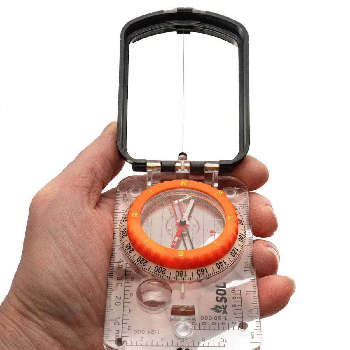 SOL | SIGHTING COMPASS WITH MIRROR- Bussola cartografica con specchio