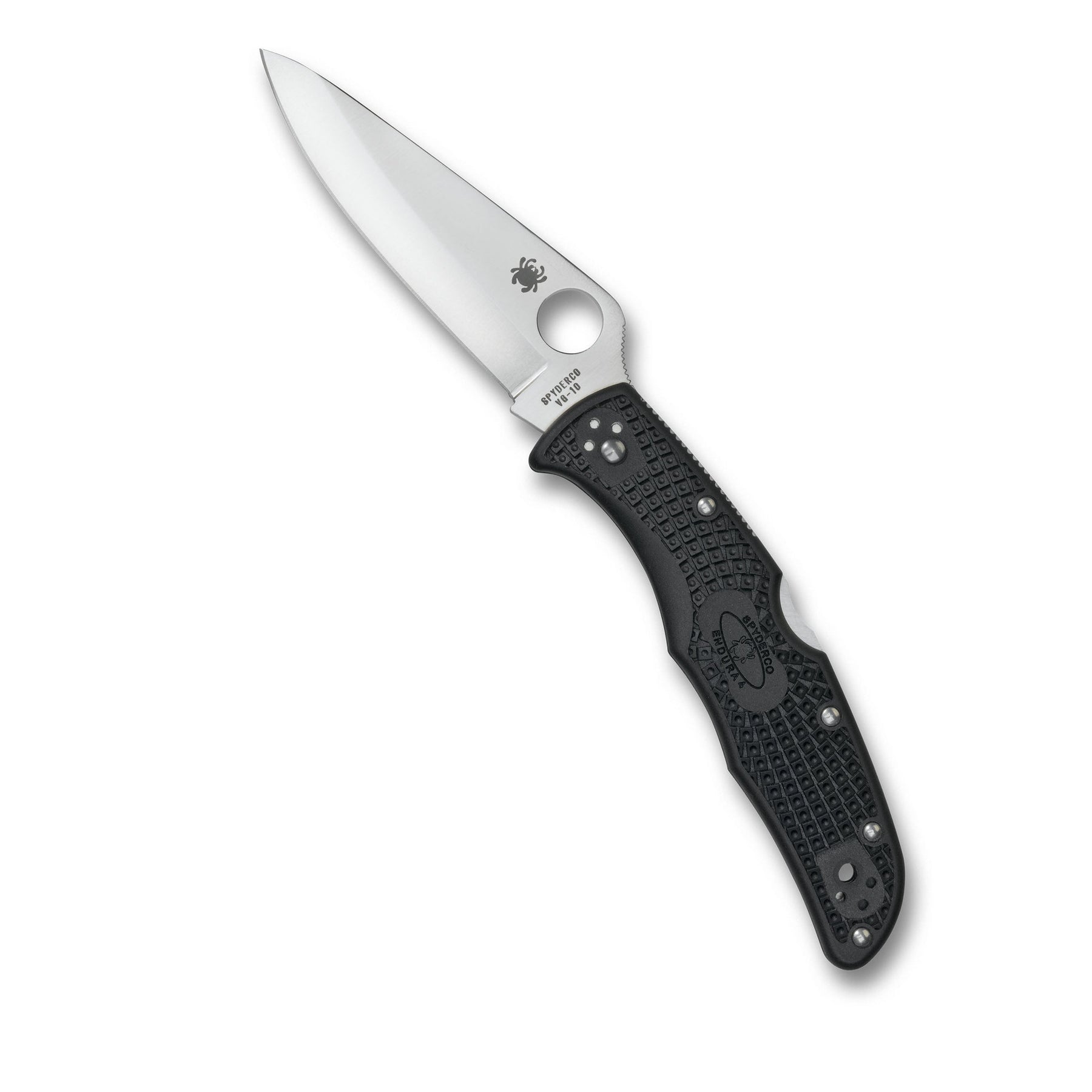 Spyderco ENDURA 4 Nero, filo liscio