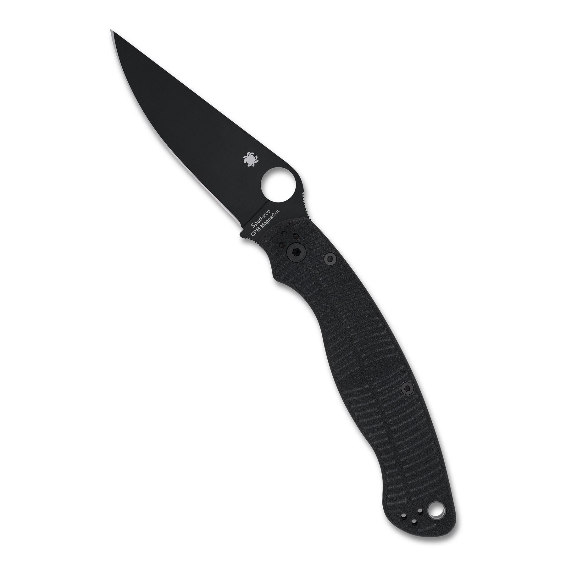 Spyderco MILITARY 2 Nero Salt, filo liscio