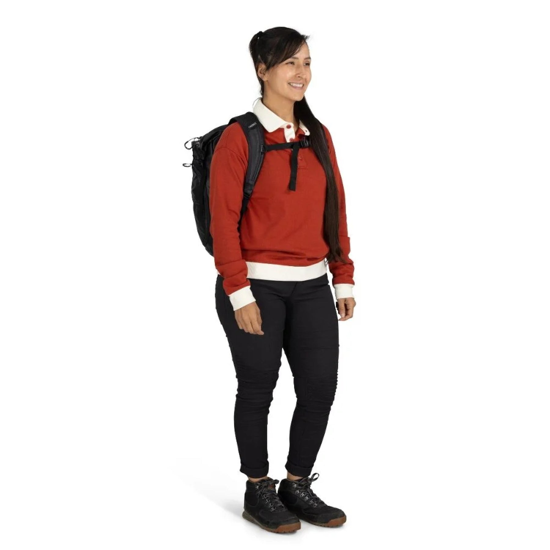 Zaino Osprey Transporter Zinch da 22 litri, chiusura roll-top impermeabile, spallacci imbottiti, ideale per uso quotidiano, viaggio o trekking leggero