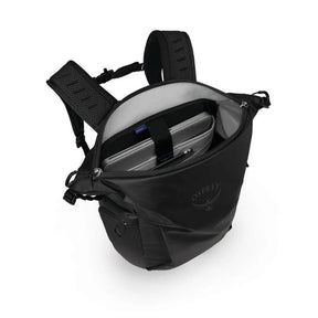 Zaino Osprey Transporter Zinch da 22 litri, chiusura roll-top impermeabile, spallacci imbottiti, ideale per uso quotidiano, viaggio o trekking leggero