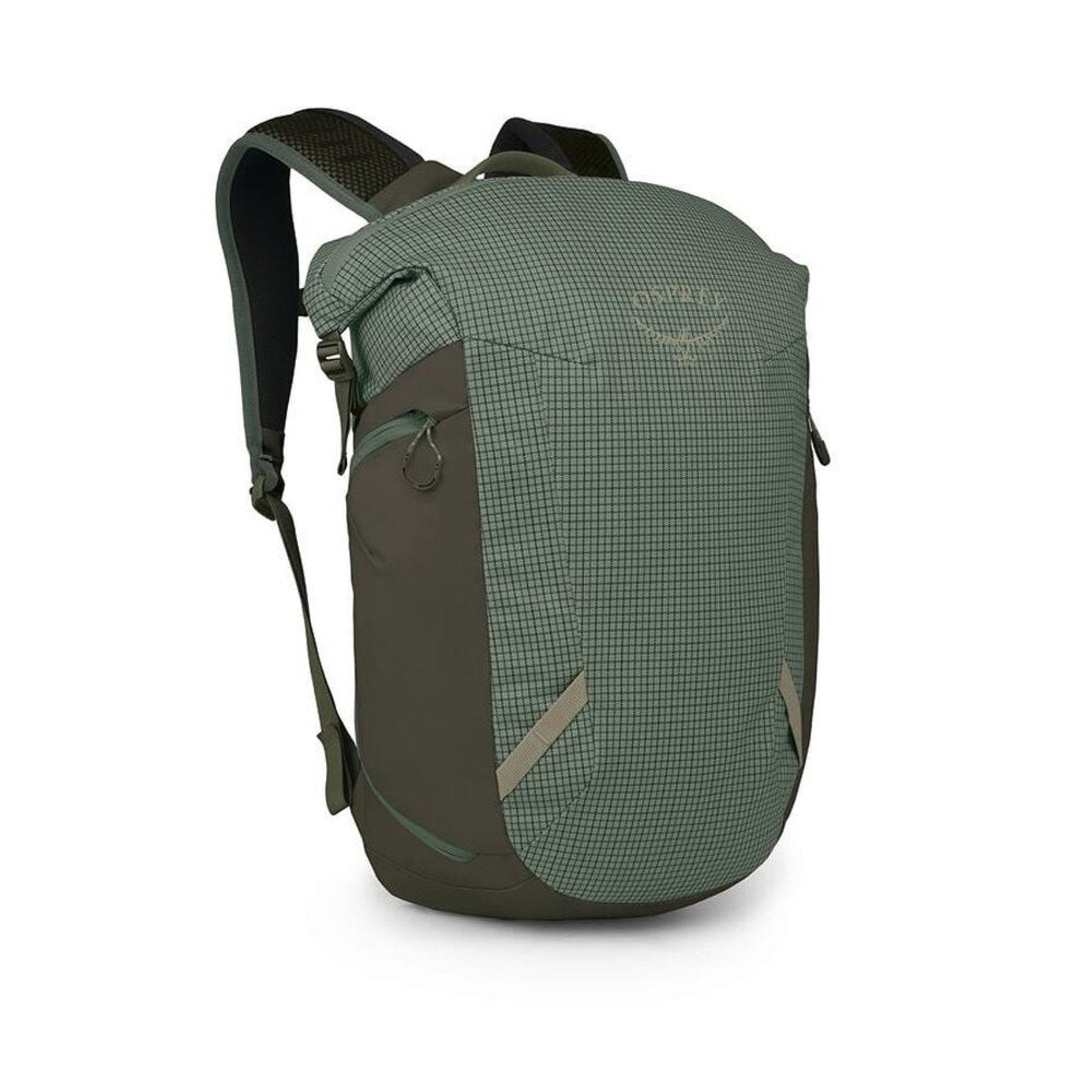 Zaino Osprey Transporter Zinch da 22 litri, chiusura roll-top impermeabile, spallacci imbottiti, ideale per uso quotidiano, viaggio o trekking leggero