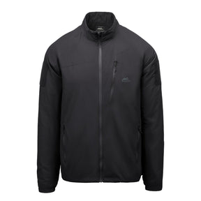 Giacca imbottita Helikon-Tex Wolfhound Lite colore Black, vista frontale — ultraleggera, strato Level 3