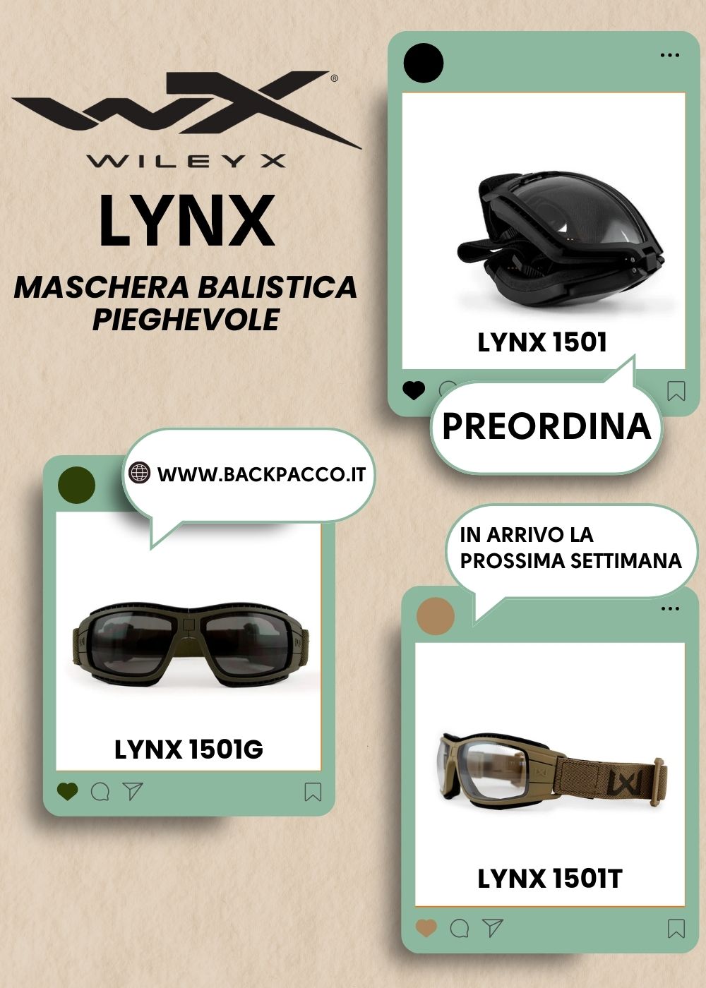 preordine wileyx lynx