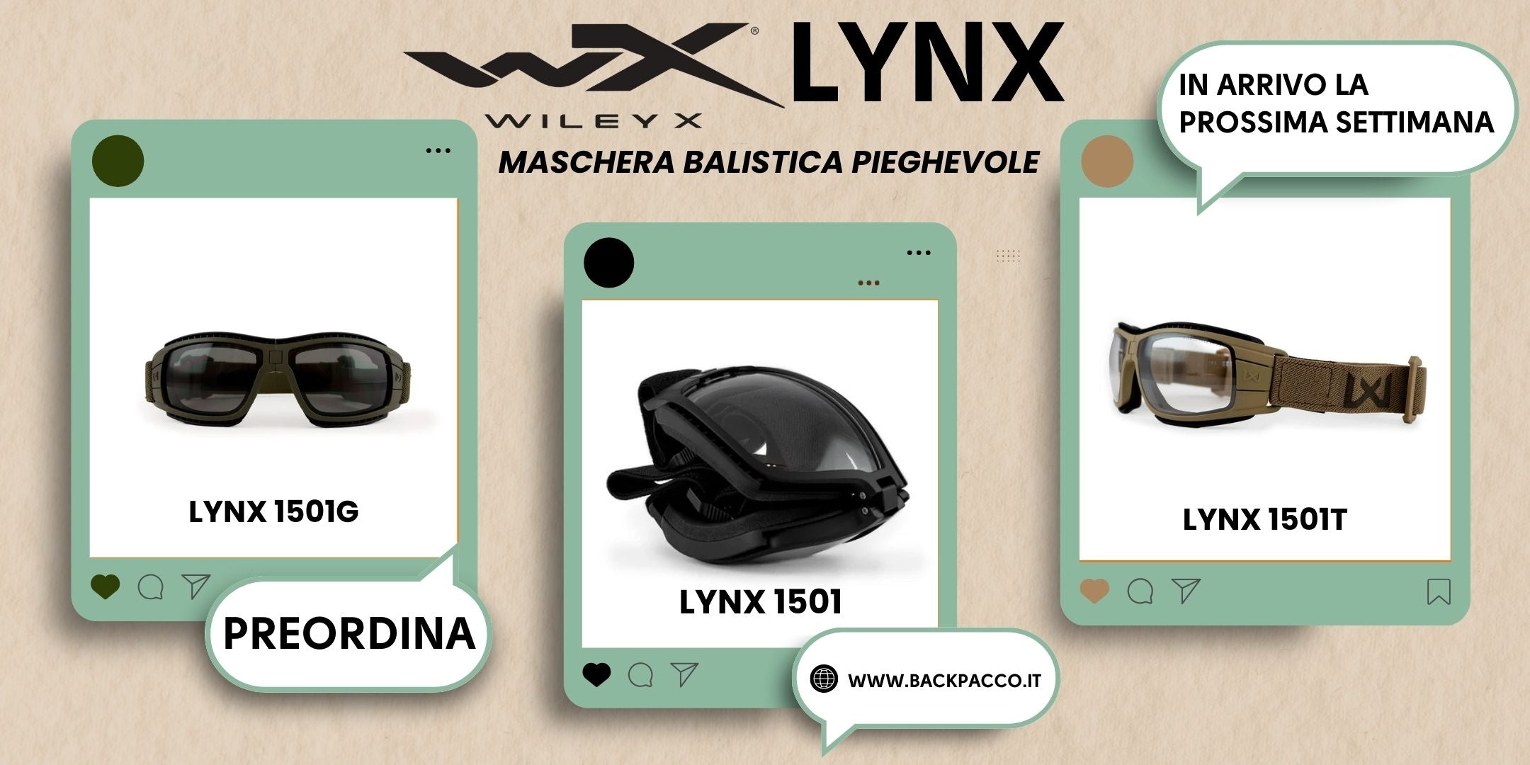 preordine wileyx lynx