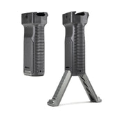 STRIKE IND. | STRIKE FOREGRIP WITH BIPOD - Impugnatura anteriore / bipiede - BackPacco - BP-STRIKE-SI-AR-AL-BIPOD-GY