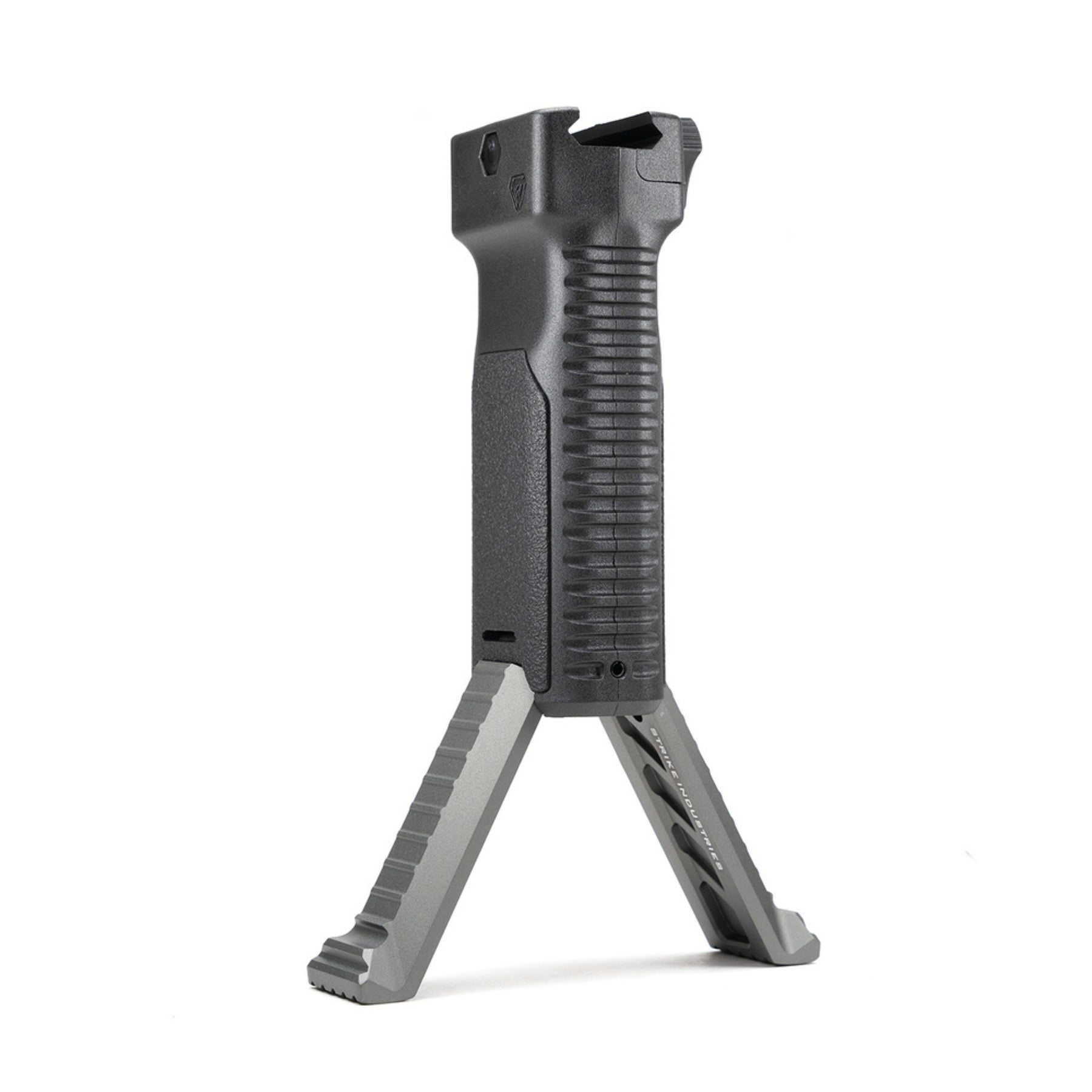 STRIKE IND. | STRIKE FOREGRIP WITH BIPOD - Impugnatura anteriore / bipiede - BackPacco - BP-STRIKE-SI-AR-AL-BIPOD-GY