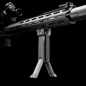 STRIKE IND. | STRIKE FOREGRIP WITH BIPOD - Impugnatura anteriore / bipiede - BackPacco - BP-STRIKE-SI-AR-AL-BIPOD-GY