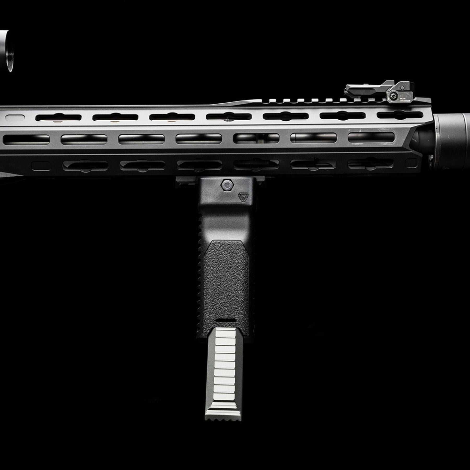 STRIKE IND. | STRIKE FOREGRIP WITH BIPOD - Impugnatura anteriore / bipiede - BackPacco - BP-STRIKE-SI-AR-AL-BIPOD-GY