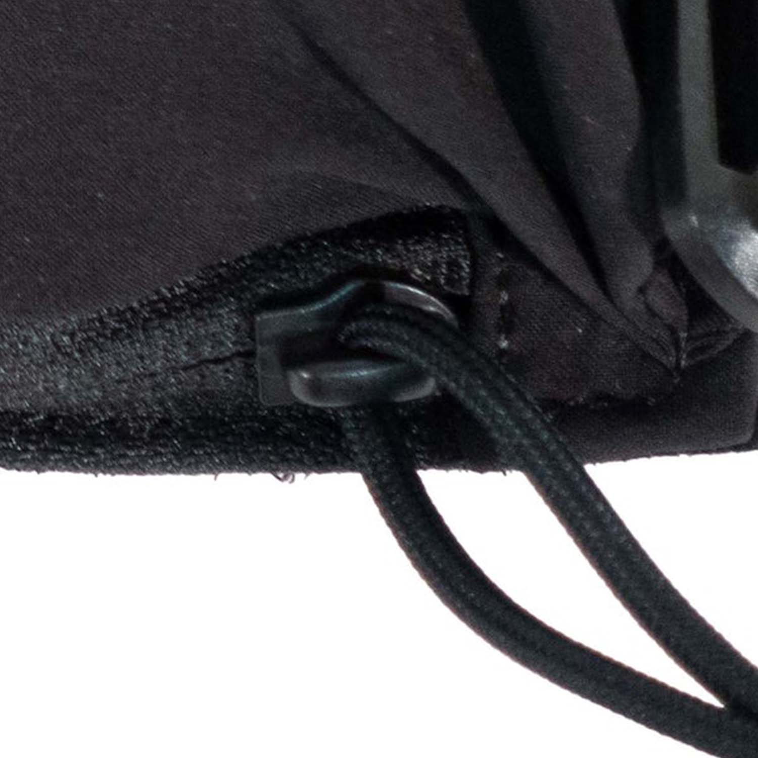 Dettaglio di una delle zip YKK cucite sulla tasca med pouch gear set di 5.11