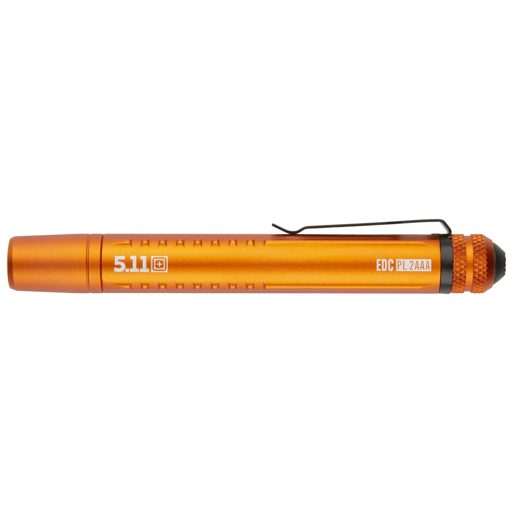 53380 - torcia tattica di 5.11 - EDC PL2AAA colorazione orange (arancione) - vista loghi