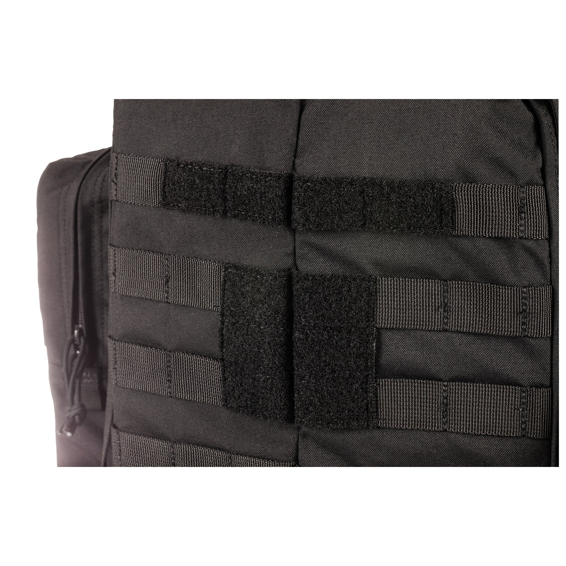 ZAINO RUSH100 60 litri di 5.11 Tactical Black (nero) - vista dettaglio velcro per patch e identificativo