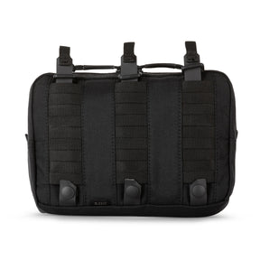 tasca MOLLE orizzontale 9x6 flex pouch di 5.11 nera (black) - vista retro e sistema FLEX