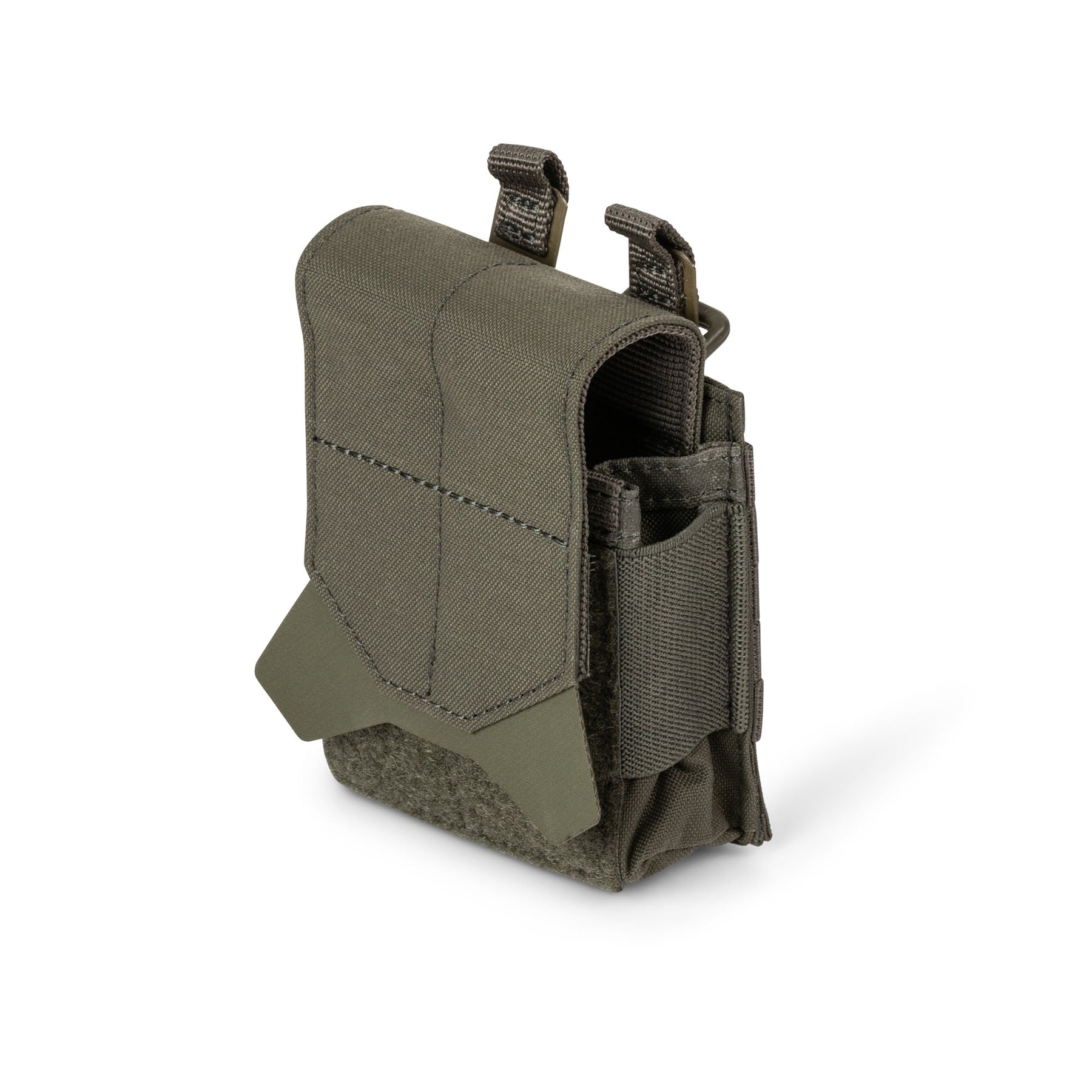 flex cuff pouch di 5.11 - tasca per manette ranger green - vista diagonale