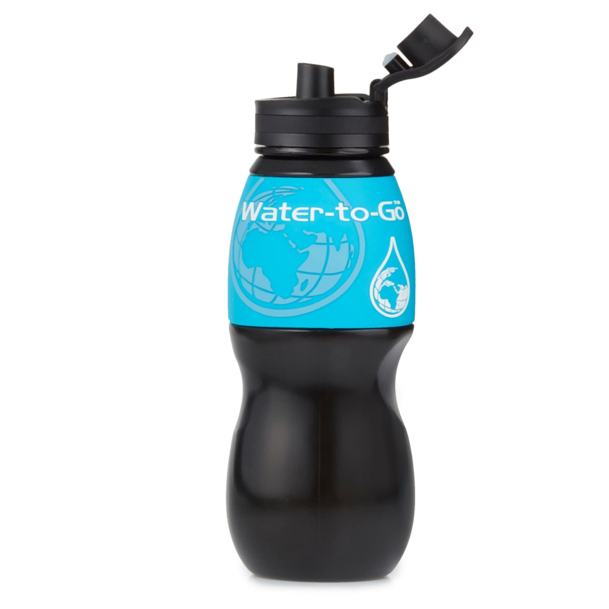 borraccia filtrante water-to-go classic blu aperta