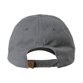 cappello di 5.11 Name plate hat grigio - vista retro