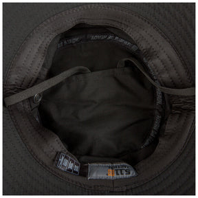 Capppello boonie hat di 5.11 - black nero - vista interno