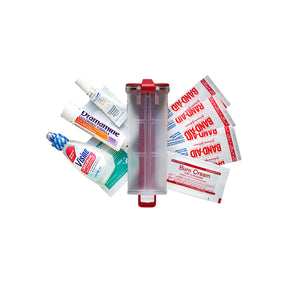 CellVault XL di THYRM nella variante clear-red con presidi medici