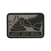 patch velcro maxpedition JUST GOT REAL swat (grigia)