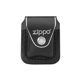 ZIPPO CUSTODIA IN CUOIO CON CLIP NERA 1