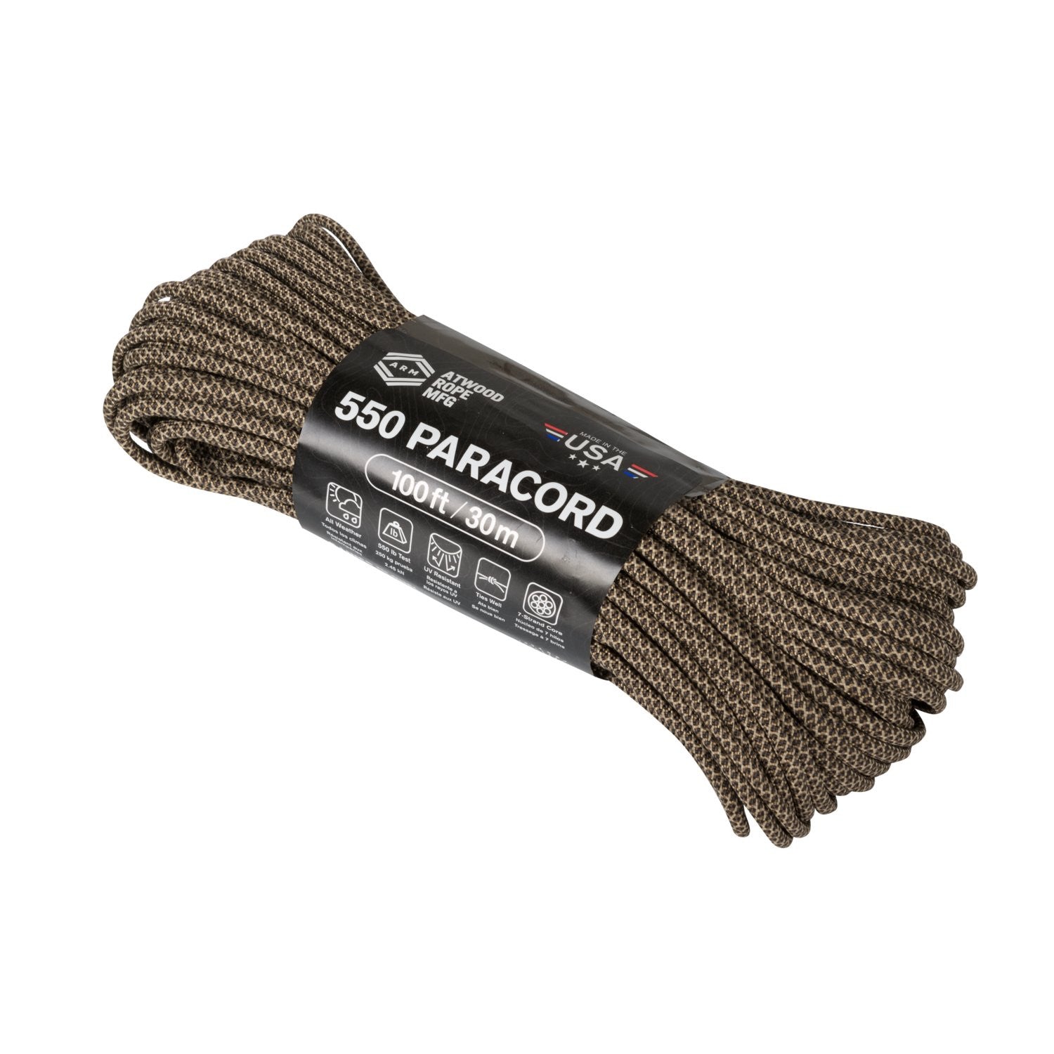 Paracord 550 Libbre, Corda Paracord Tipo III a 7 Fili Da 100 Paracord 550 Libbre, Corda Paracord Tipo III a 7 Fili Da 100