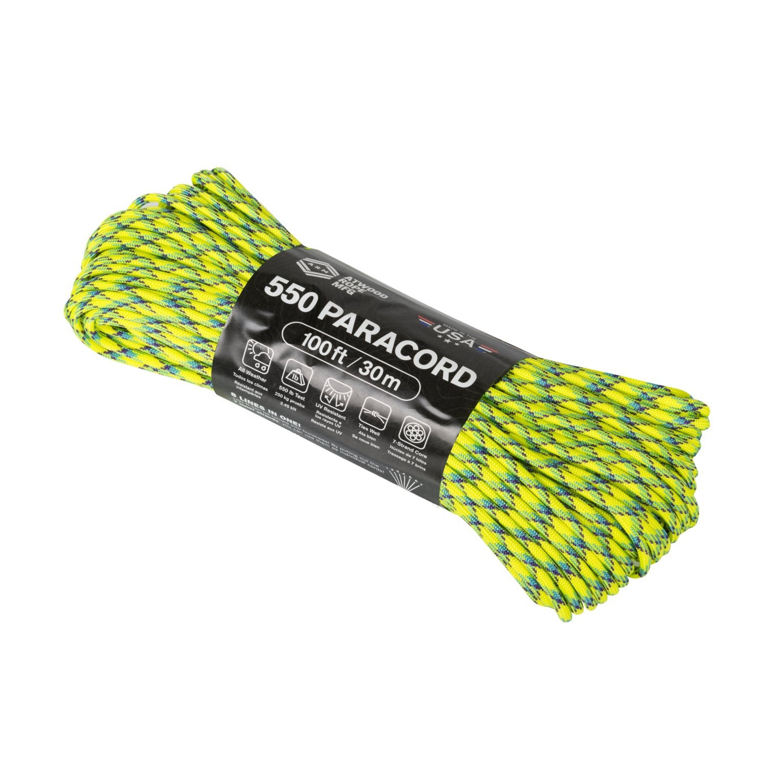 West Coast Paracord Chiusura A Corda A Doppio Cilindro Per Lacci E Cordini - 4